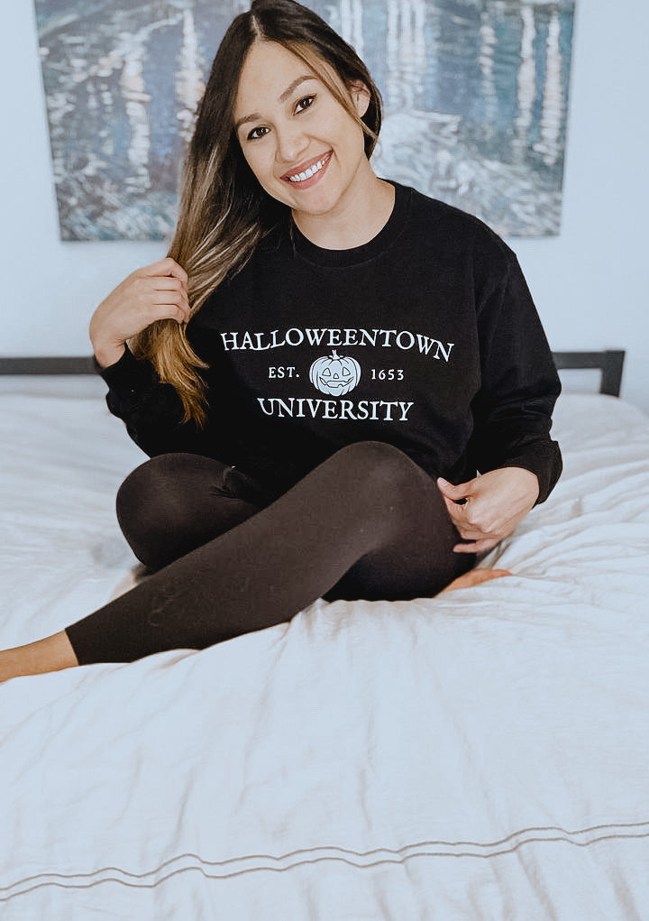 Adult Halloweentown University crewneck RTS