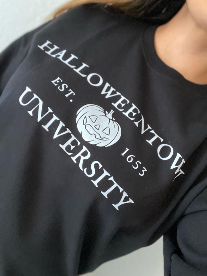 Adult Halloweentown University crewneck RTS