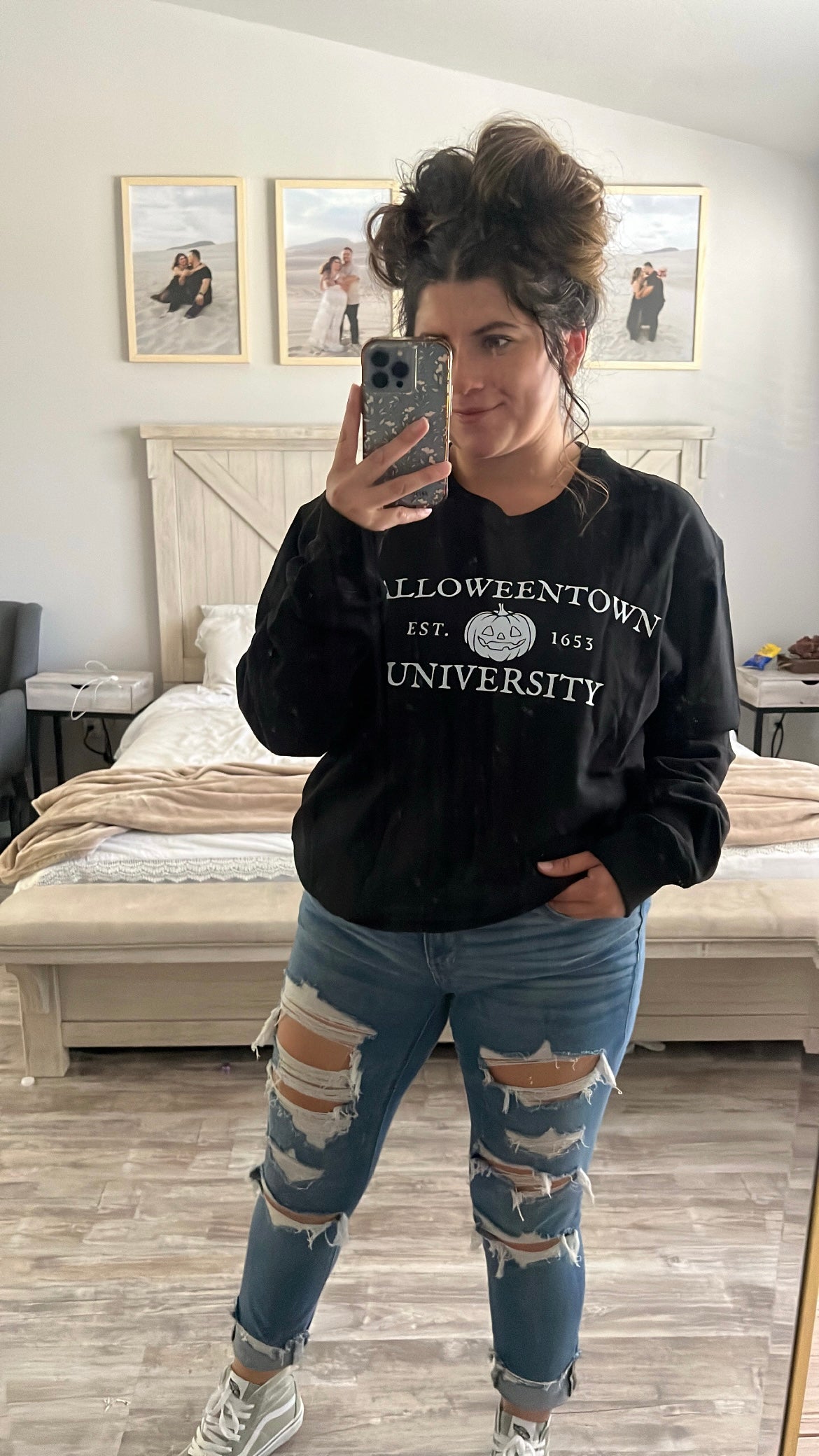 Adult Halloweentown University crewneck RTS